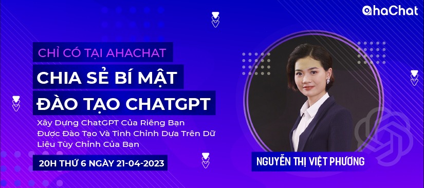 CHATBOT TÍCH HỢP TRÍ TUỆ NHÂN TẠO CHATGPT - GIA TĂNG 300% HIỆU SUẤT CHO DOANH NGHIỆP